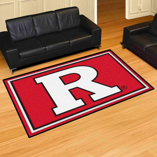 Rutgers Scarlett Knights 5ft. x 8 ft. Plush Area Rug - Rutgers