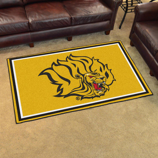 UAPB Golden Lions 4ft. x 6ft. Plush Area Rug