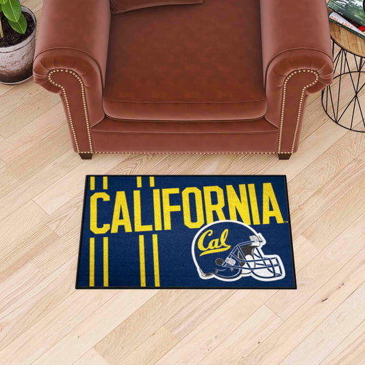 Cal Golden Bears Starter Mat Accent Rug - 19in. x 30in., Unifrom Design - Cal