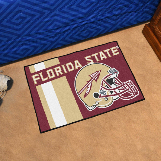 Florida State Seminoles Starter Mat Accent Rug - 19in. x 30in., Unifrom Design - Florida State