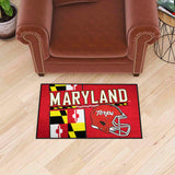 Maryland Terrapins Starter Mat Accent Rug - 19in. x 30in., Unifrom Design - Maryland