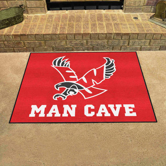 Eastern Washington Eagles Man Cave All-Star Rug - 34 in. x 42.5 in., Red - Eastern Washington