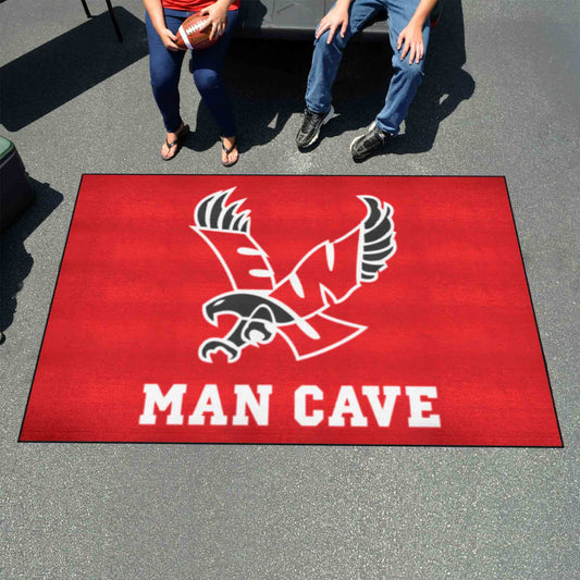 Eastern Washington Eagles Man Cave Ulti-Mat Rug - 5ft. x 8ft., Red - Eastern Washington