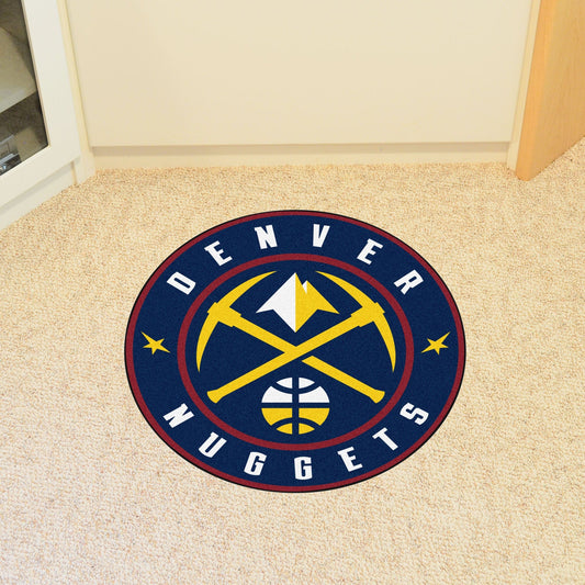 Denver Nuggets Roundel Rug - 27in. Diameter - Denver Nuggets