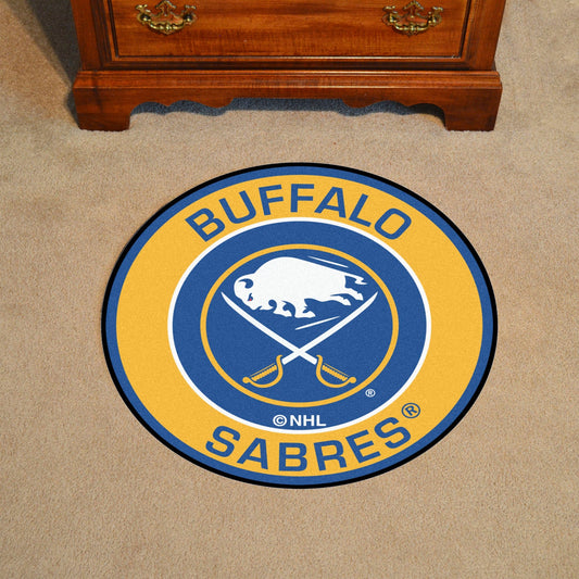 Buffalo Sabres Roundel Rug - 27in. Diameter - Buffalo Sabres