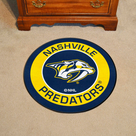 Nashville Predators Roundel Rug - 27in. Diameter - Nashville Predators