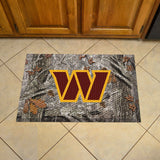 Washington Commanders Rubber Scraper Door Mat Camo - Washington Commanders
