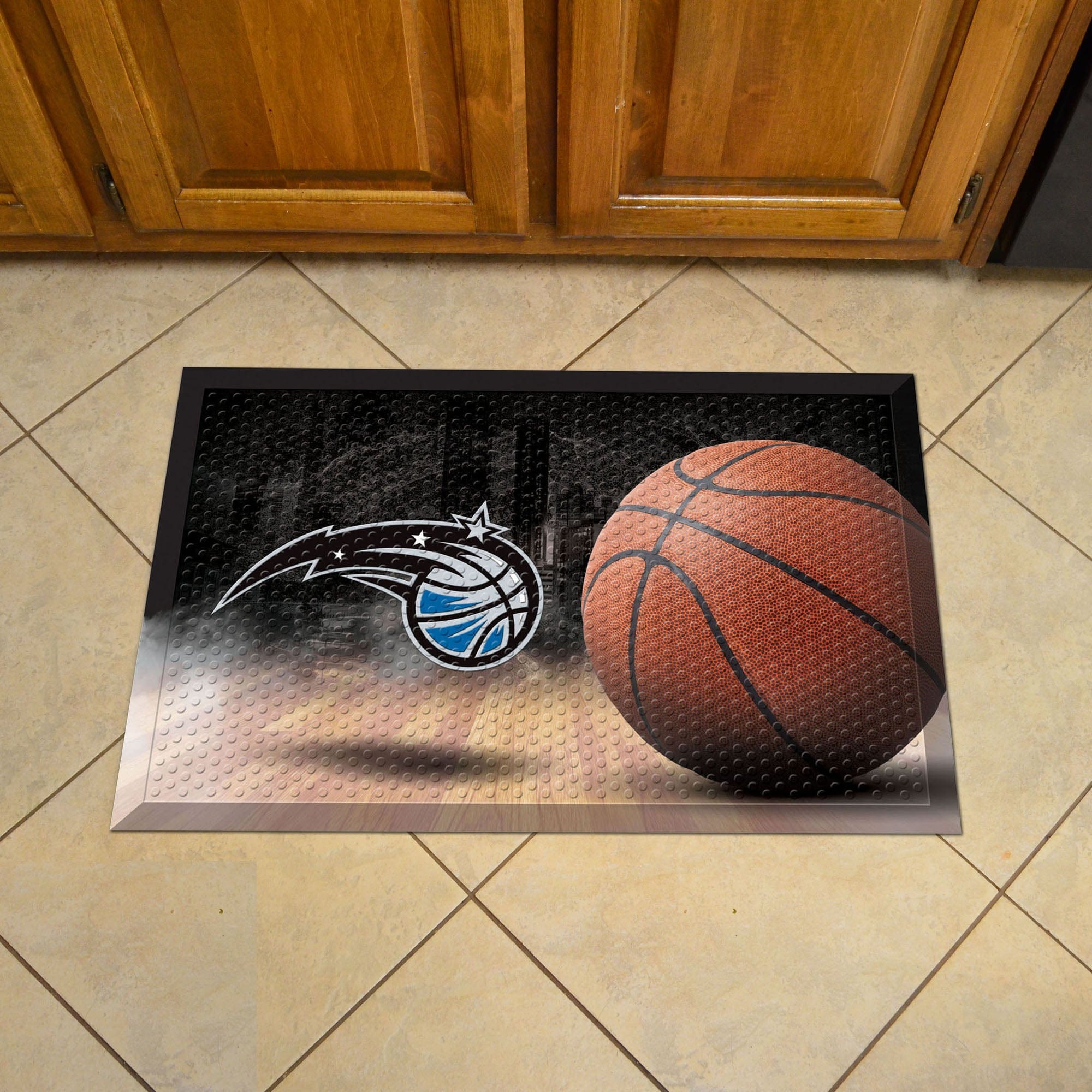 Orlando Magic Rubber Scraper Door Mat - Orlando Magic