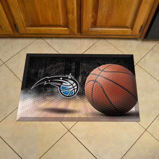 Orlando Magic Rubber Scraper Door Mat - Orlando Magic