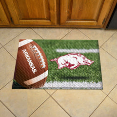 Arkansas Razorbacks Rubber Scraper Door Mat - Arkansas