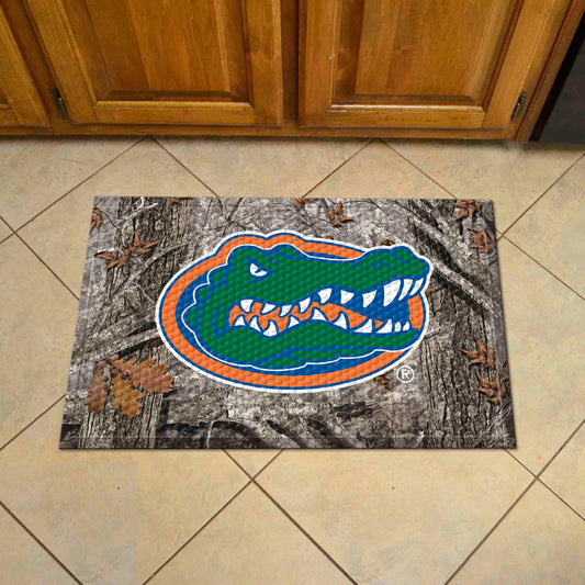 Florida Gators Rubber Scraper Door Mat Camo - Florida