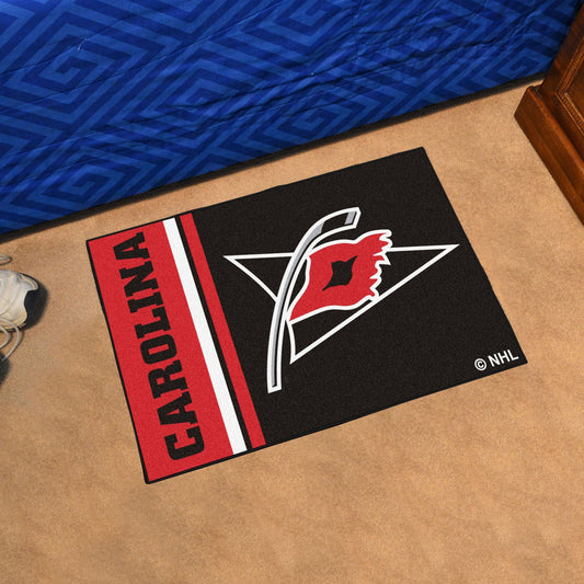Carolina Hurricanes Starter Mat Accent Rug - 19in. x 30in., Uniform Design - Carolina Hurricanes