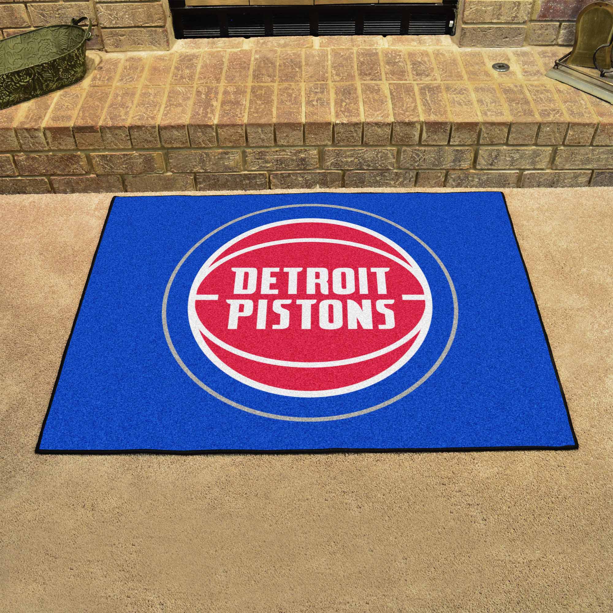 Detroit Pistons All-Star Rug - 34 in. x 42.5 in. - Detroit Pistons