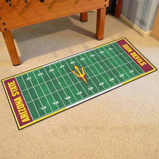 Arizona State Sun Devils Field Runner Mat - 30in. x 72in., Pitchfork Logo - Arizona State