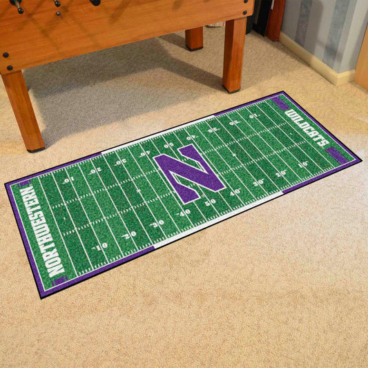 Northwestern Wildcats Field Runner Mat - 30in. x 72in. - Northwestern