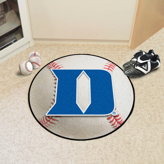 Duke Blue Devils Baseball Rug - 27in. Diameter, D Logo - Duke