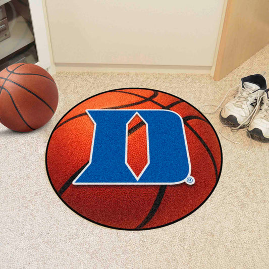Duke Blue Devils Basketball Rug - 27in. Diameter, D Logo - Duke