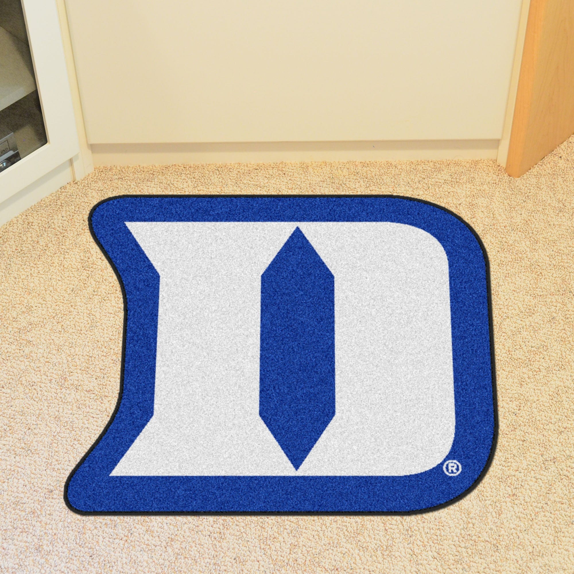 Duke Blue Devils Mascot Rug, D Logo - Duke