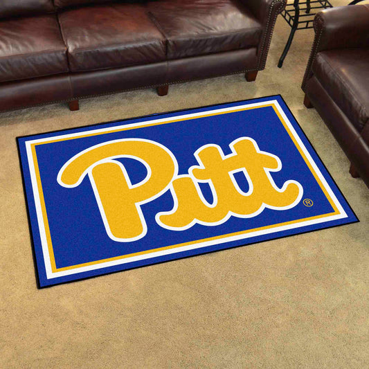 Pitt Panthers 4ft. x 6ft. Plush Area Rug - Pitt