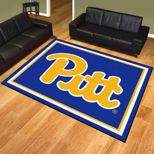Pitt Panthers 8ft. x 10 ft. Plush Area Rug - Pitt