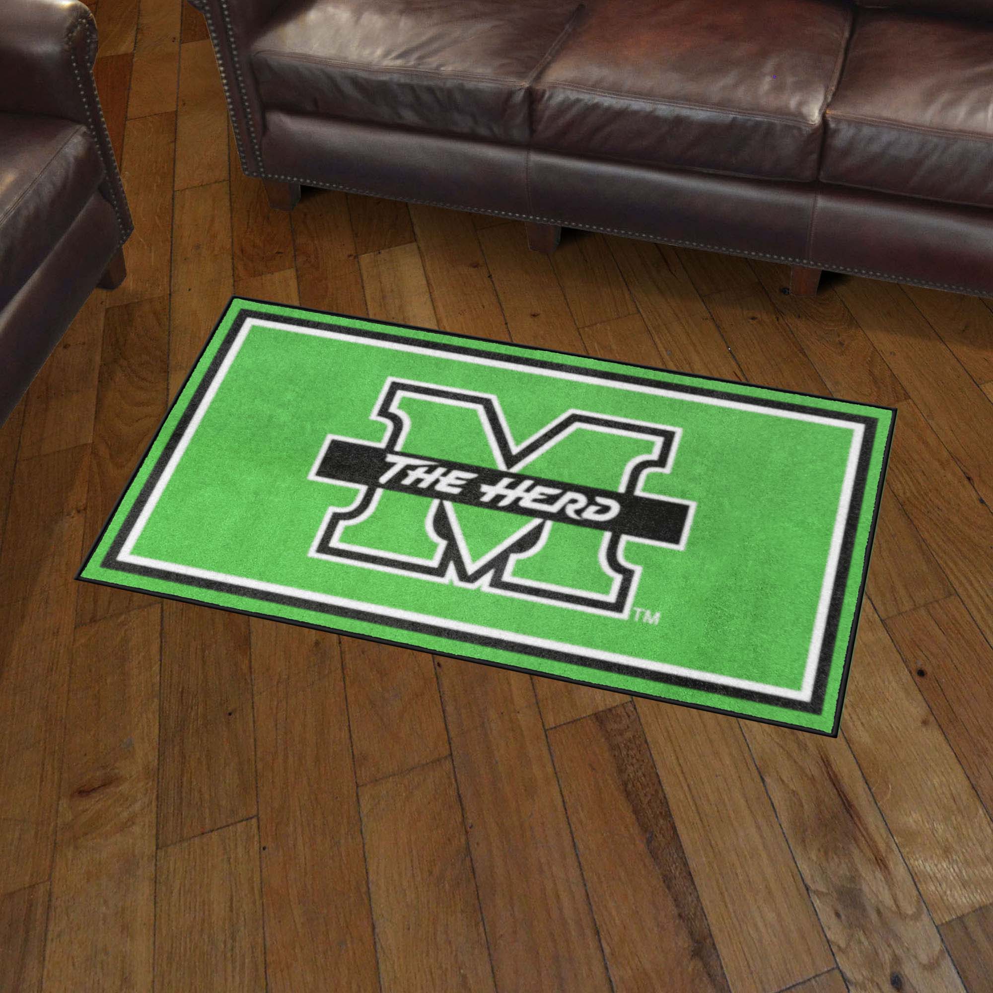 Marshall Thundering Herd 3ft. x 5ft. Plush Area Rug - Marshall