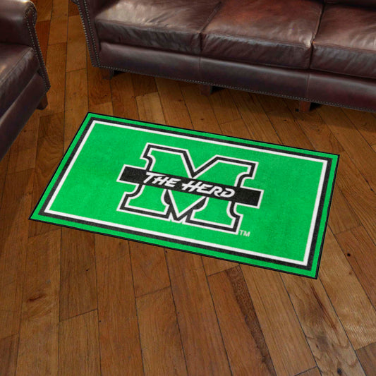 Marshall Thundering Herd 3ft. x 5ft. Plush Area Rug - Marshall