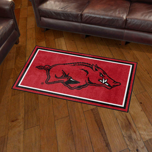 Arkansas Razorbacks 3ft. x 5ft. Plush Area Rug - Arkansas