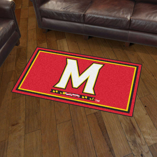 Maryland Terrapins 3ft. x 5ft. Plush Area Rug - Maryland