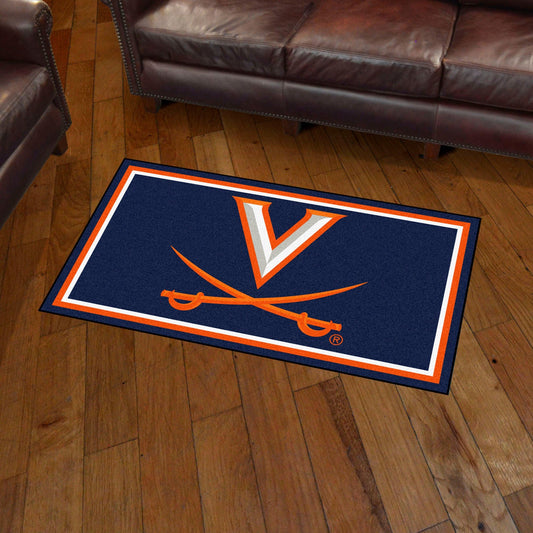 Virginia Cavaliers 3ft. x 5ft. Plush Area Rug