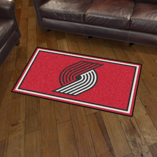 Portland Trail Blazers 3ft. x 5ft. Plush Area Rug - Portland Trail Blazers