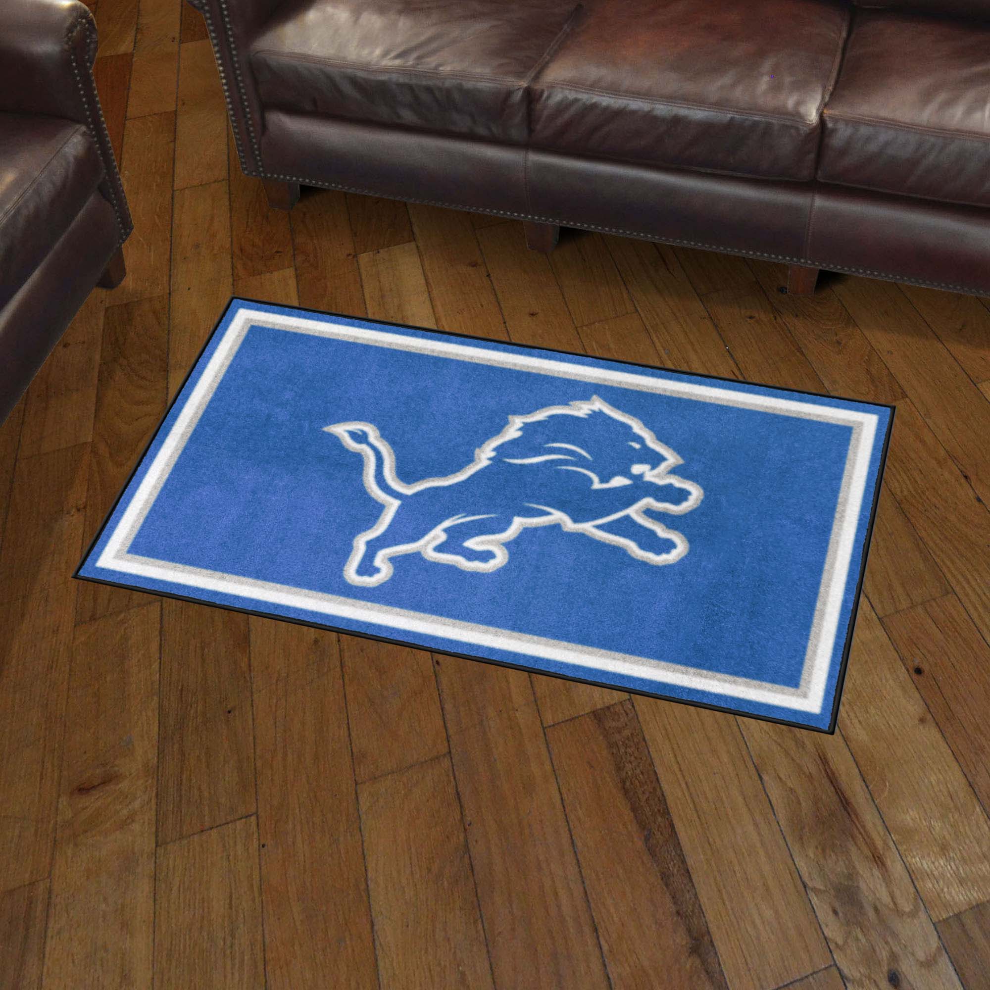 Detroit Lions 3ft. x 5ft. Plush Area Rug - Detroit Lions