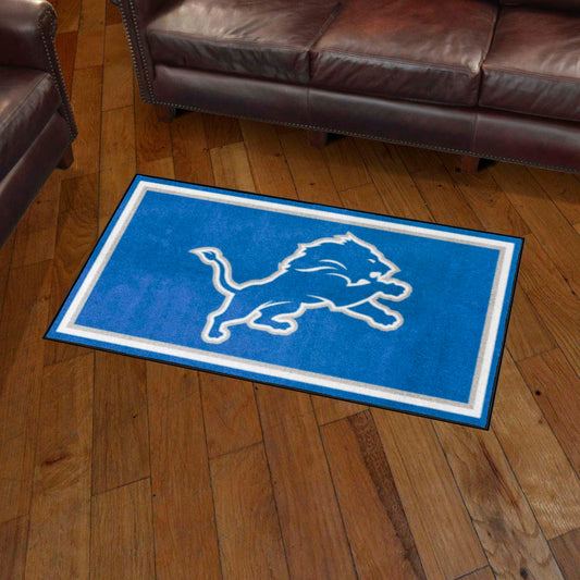 Detroit Lions 3ft. x 5ft. Plush Area Rug - Detroit Lions