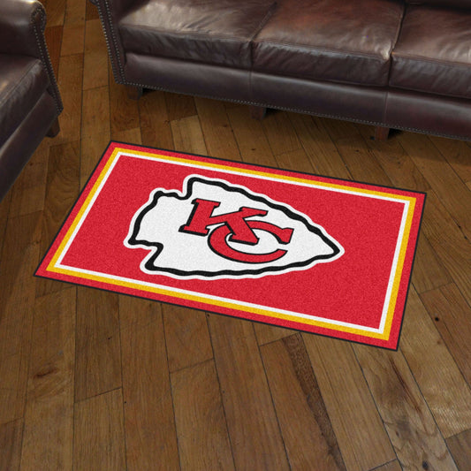 Kansas City Chiefs 3ft. x 5ft. Plush Area Rug - Kansas City Chiefs