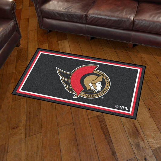 Ottawa Senators 3ft. x 5ft. Plush Area Rug - Ottawa Senators