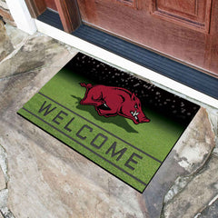 Arkansas Razorbacks Rubber Door Mat - 18in. x 30in. - Arkansas
