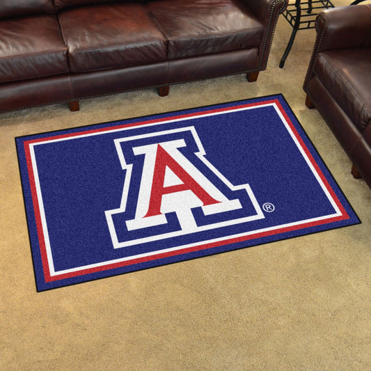 Arizona Wildcats 4ft. x 6ft. Plush Area Rug - Arizona