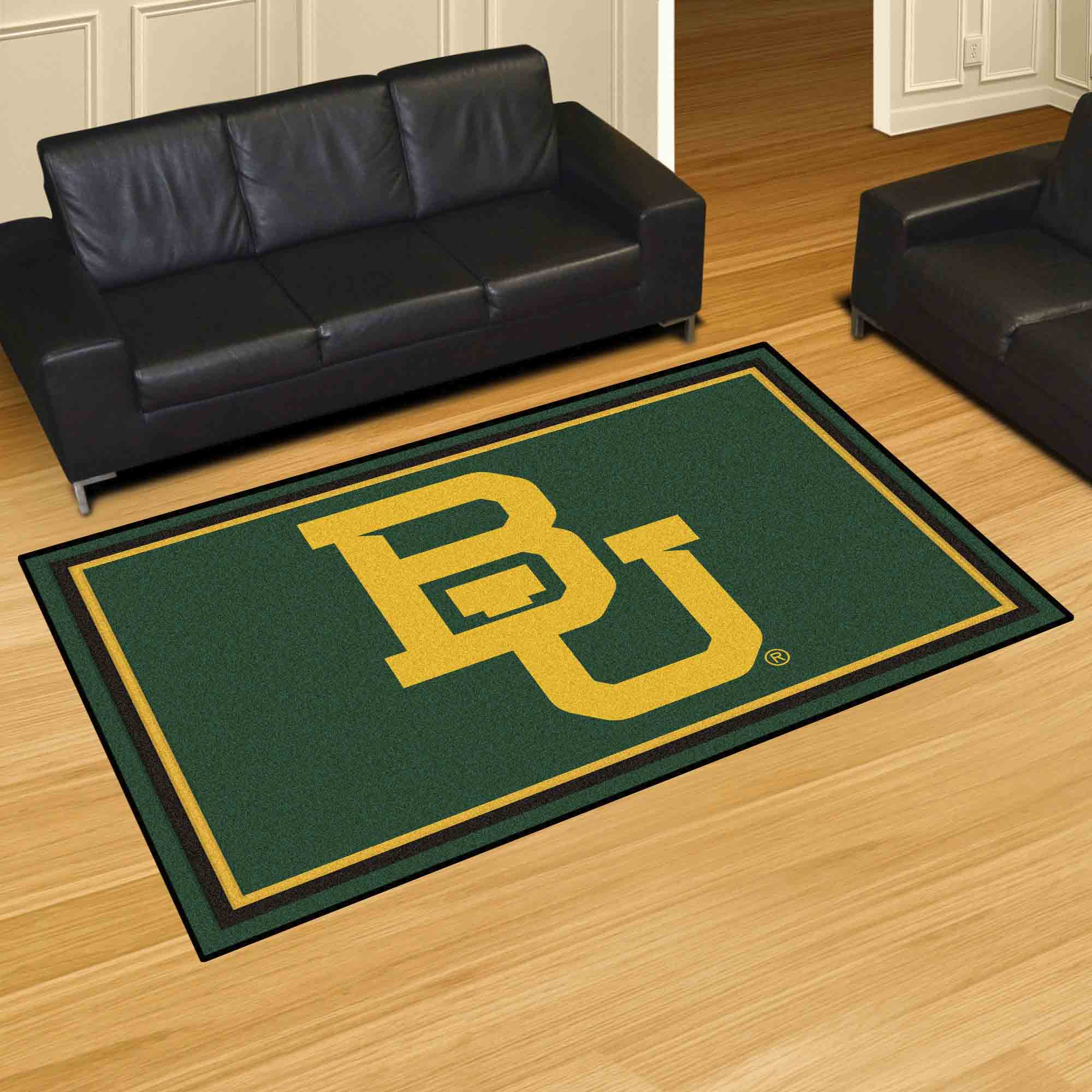 Baylor Bears 5ft. x 8 ft. Plush Area Rug - Baylor
