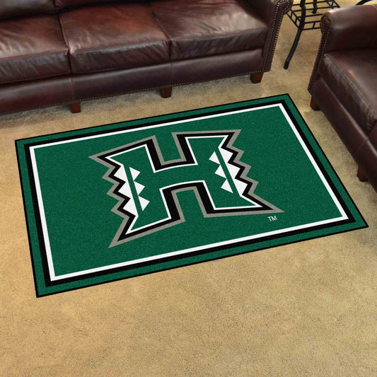 Hawaii Rainbows 4ft. x 6ft. Plush Area Rug - Hawaii