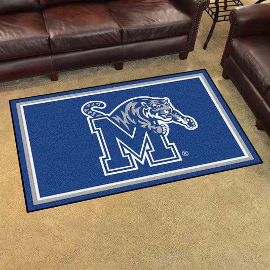 Memphis Tigers 4ft. x 6ft. Plush Area Rug - Memphis