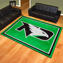 North Dakota Fighting Hawks 8ft. x 10 ft. Plush Area Rug - North Dakota