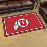Utah Utes 4ft. x 6ft. Plush Area Rug - Utah