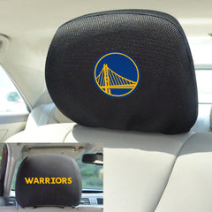 Golden State Warriors Embroidered Head Rest Cover Set - 2 Pieces - Golden State Warriors