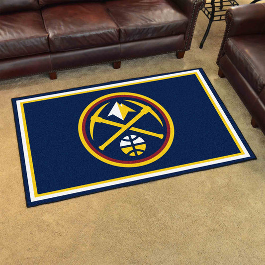 Denver Nuggets 4ft. x 6ft. Plush Area Rug - Denver Nuggets