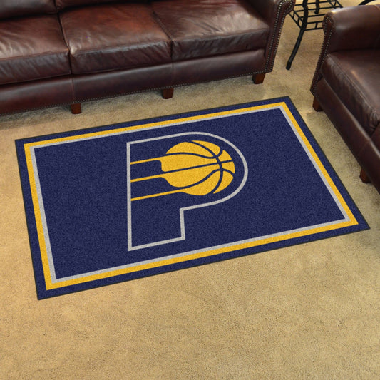 Indiana Pacers 4ft. x 6ft. Plush Area Rug - Indiana Pacers
