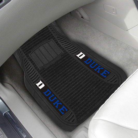 Duke Blue Devils 2 Piece Deluxe Car Mat Set - Duke