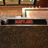 Maryland Terrapins Bar Drink Mat - 3.25in. x 24in. - Maryland