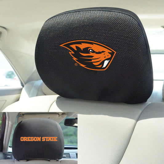 Oregon State Beavers Embroidered Head Rest Cover Set - 2 Pieces - Oregon State