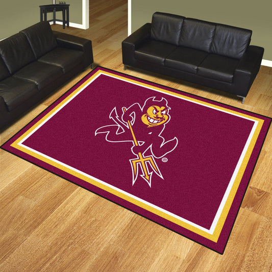 Arizona State Sun Devils 8ft. x 10 ft. Plush Area Rug, Sparky Logo - Arizona State