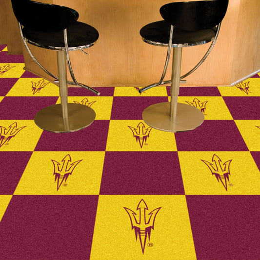 Arizona State Sun Devils Team Carpet Tiles - 45 Sq Ft. - Arizona State