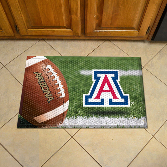 Arizona Wildcats Rubber Scraper Door Mat - Arizona